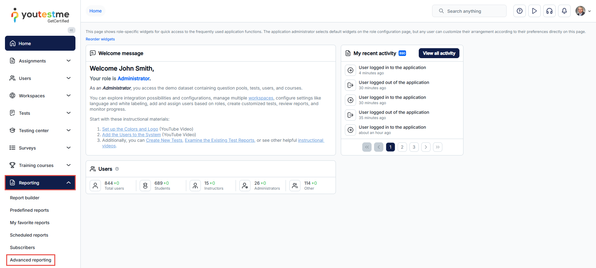 Accessing Superset workspace