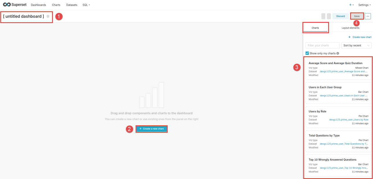 Creating a Dashboard in Superset