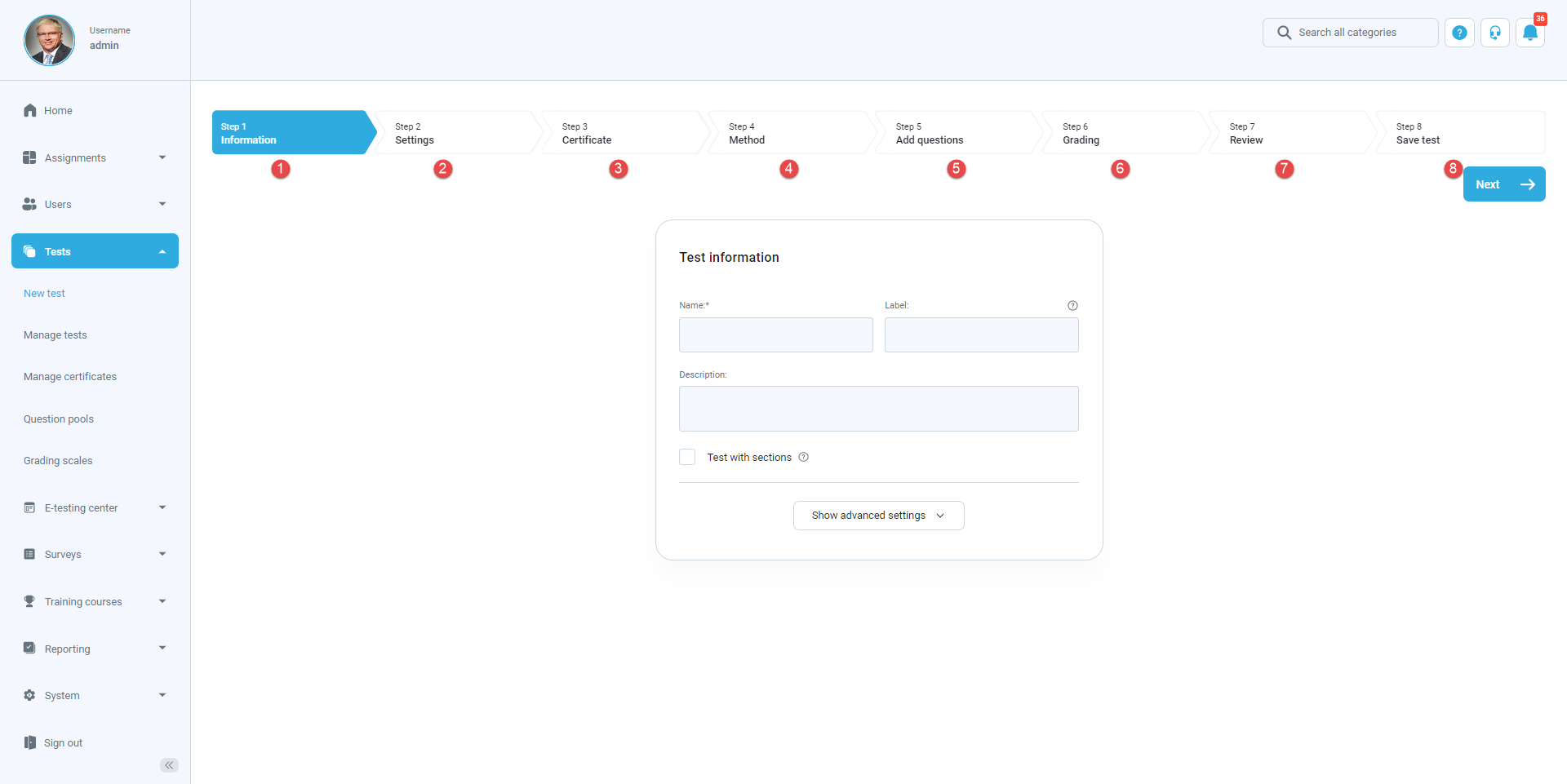 How to create a test template | YouTestMe