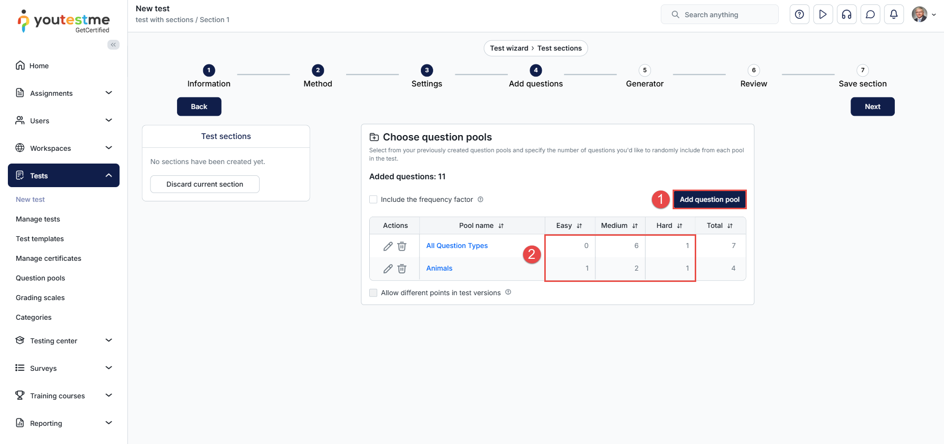 Based on difficulties
