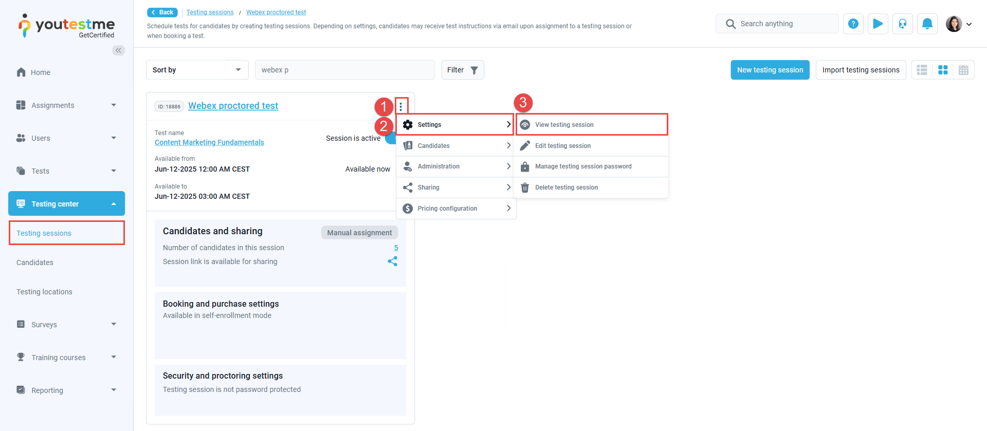 accessing the webex meeting