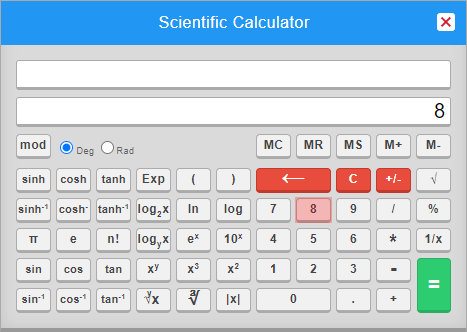 How to use the calculator