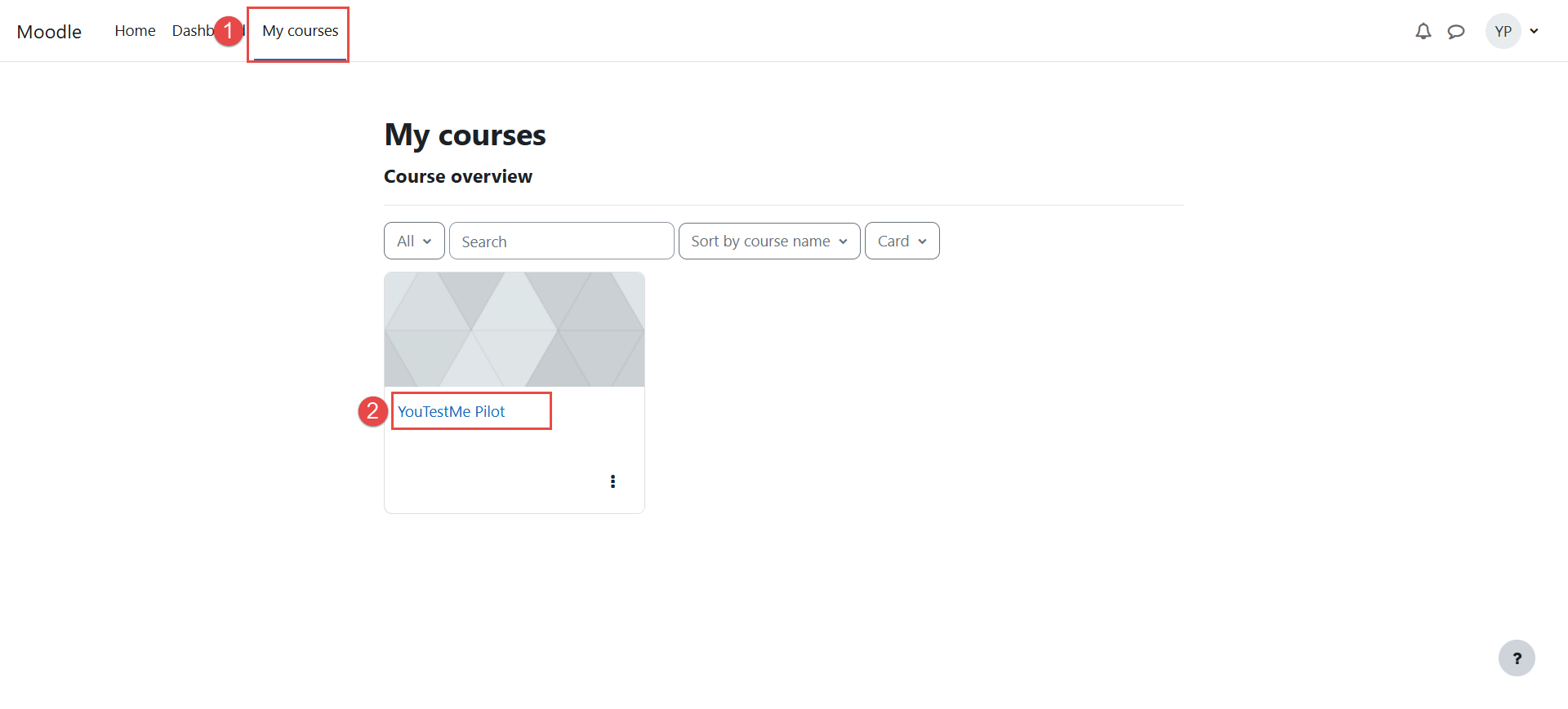 My courses